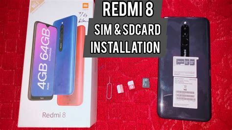 redmi 8 sim card